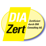 Siegel für DIA-Zertifizierung durch DIA Consulting AG