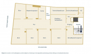 Möglicher Grundriss für Büro - Gewerbefläche im 1. Obergeschoss in 1A-Lage