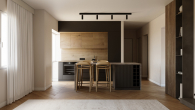 Visualisierung_Küche - Modernes Wohnen in Freiburg-Herdern – 3-Zimmer-Wohnung im Neuaufbau im 2. Obergeschoss