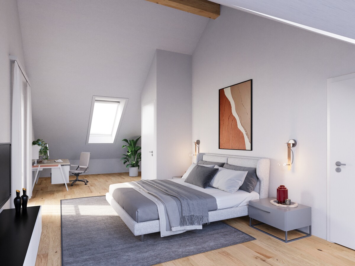 Schlafzimmer im DG