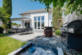 Terrassenbereich - Hochwertiges Einfamilienhaus mit ruhig gelegenem Garten im Herzen von Gundelfingen