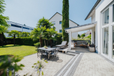 Terrassenbereich(2) - Hochwertiges Einfamilienhaus mit ruhig gelegenem Garten im Herzen von Gundelfingen