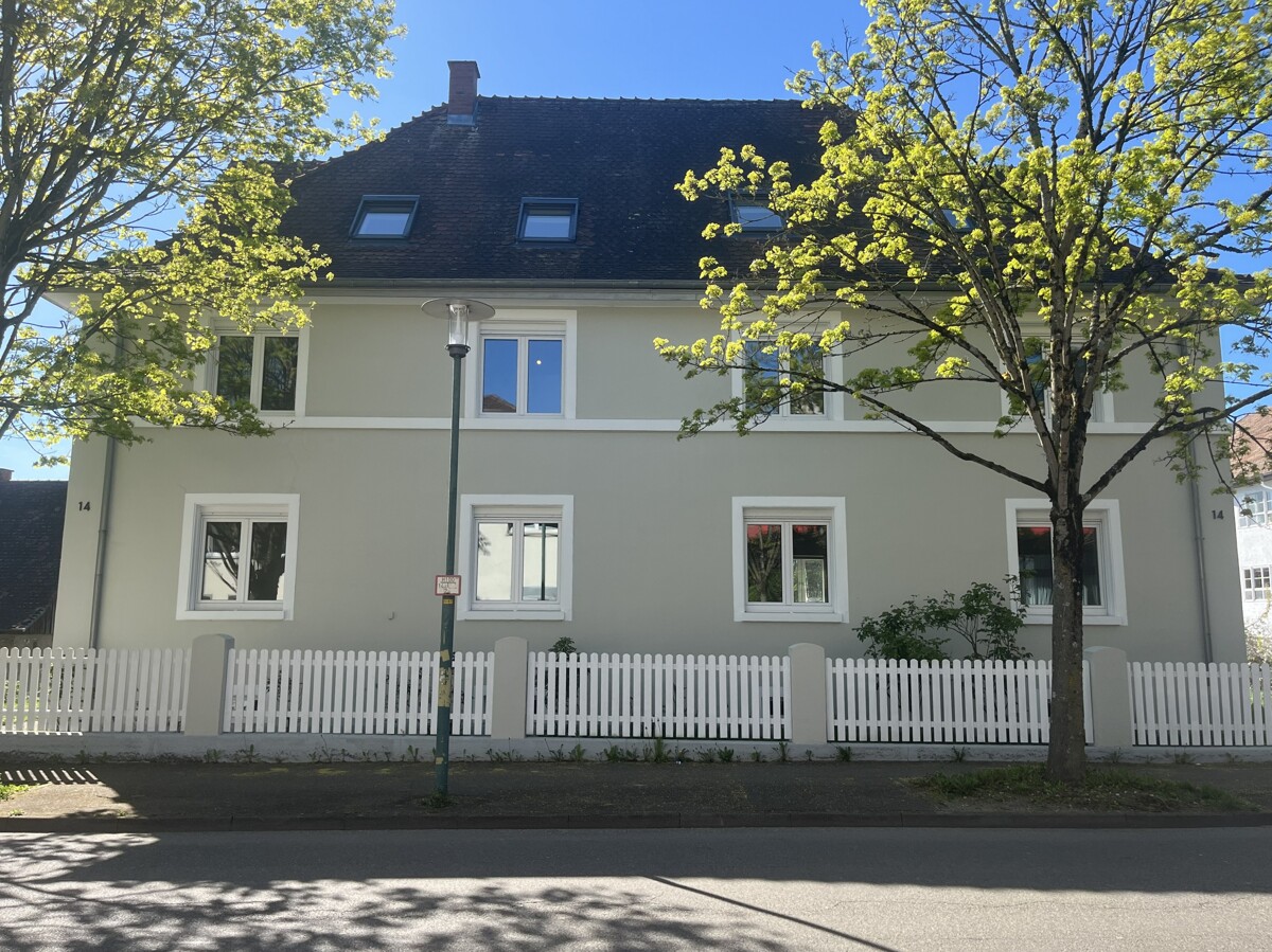 Frontalansicht Straße